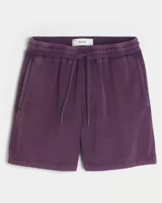 Above-the-Knee Baggy Fleece Shorts