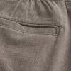 Above-the-Knee Linen-Blend Shorts