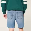 Above-the-Knee Loose Denim Shorts