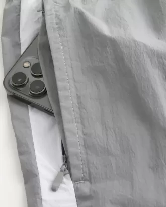 Above-the-Knee Nylon Track Shorts