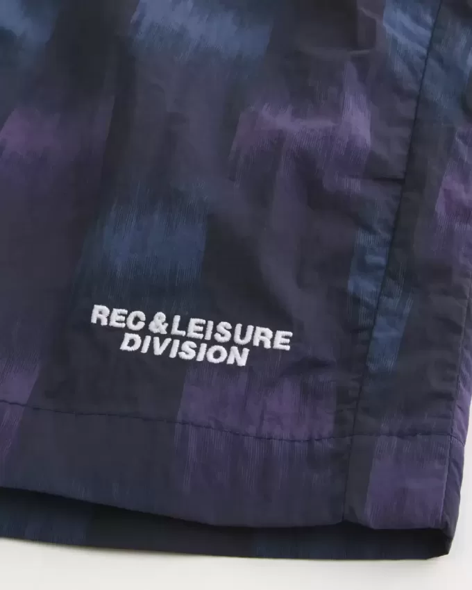 Above-the-Knee Nylon Track Shorts