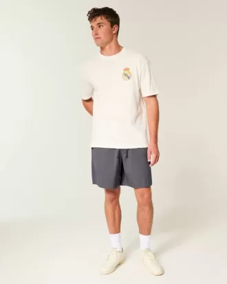 Above-the-Knee Twill Shorts