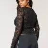 All-Over Lace Crew Top