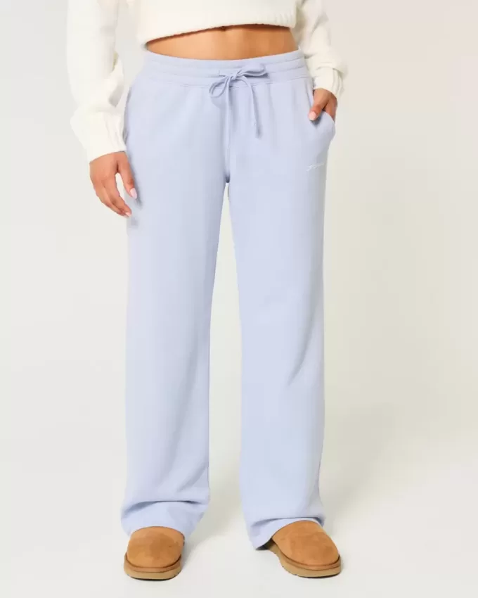 Amour Graphic Straight Sweatpants