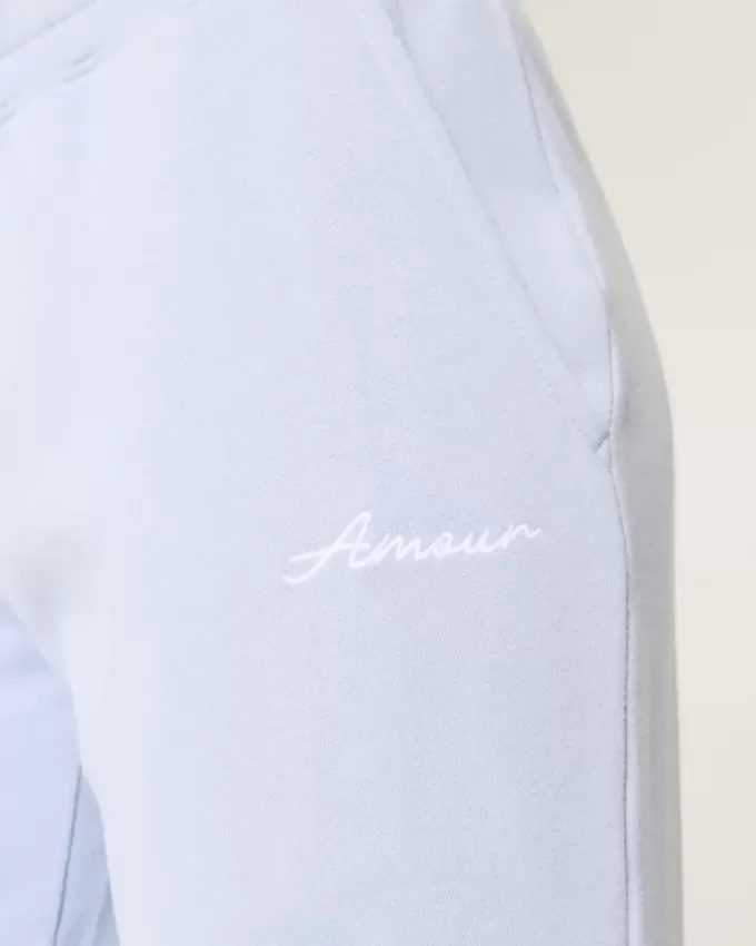 Amour Graphic Straight Sweatpants