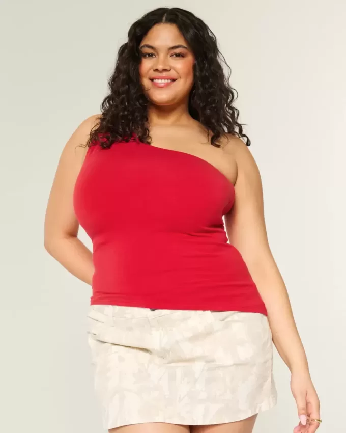 Asymmetrical One-Shoulder Top