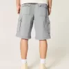 At-the-Knee Baggy Cargo Shorts