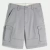 At-the-Knee Baggy Cargo Shorts
