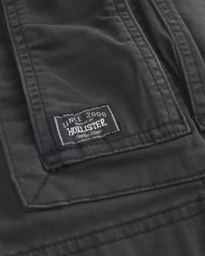 At-the-Knee Baggy Cargo Shorts