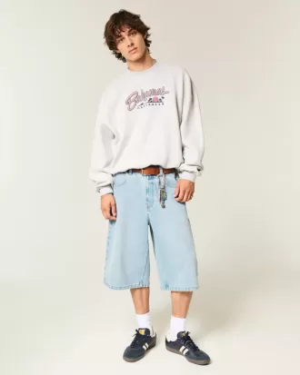 Baggy Cinch Bahamas Graphic Crew Sweatshirt