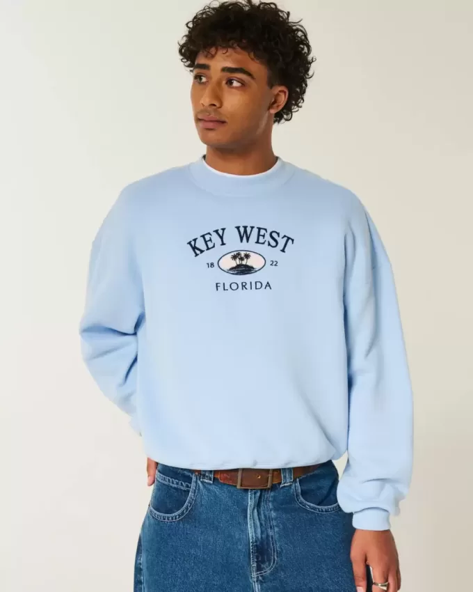 Baggy Cinch Key West Graphic Crew Sweatshirt