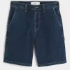 Baggy Denim Painter Shorts