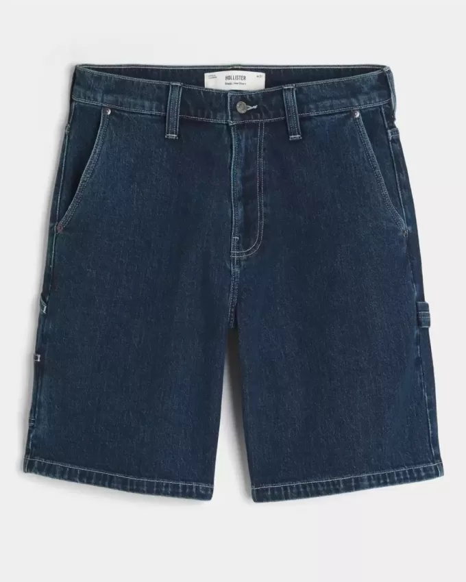 Baggy Denim Painter Shorts