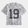 Baggy Graphic Camo Jersey