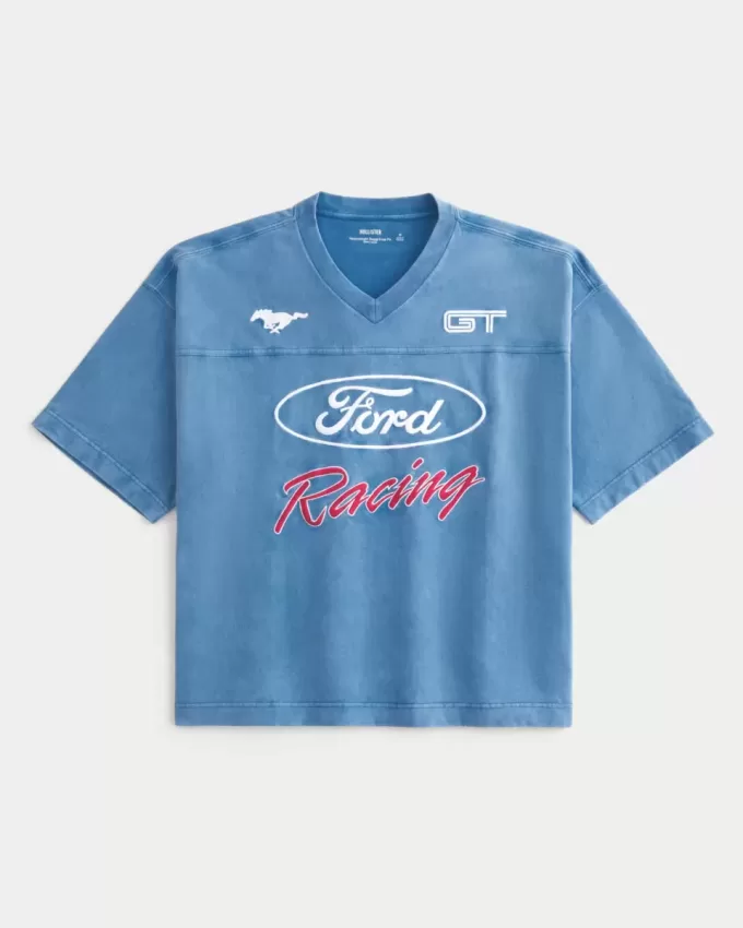 Baggy Heavyweight Crop Ford Graphic Tee