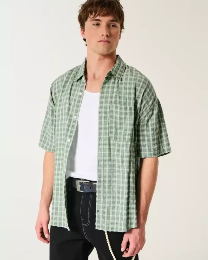 Baggy Short-Sleeve Shirt