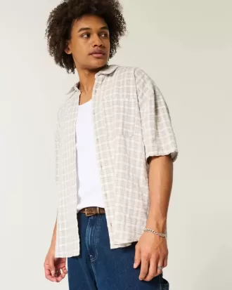 Baggy Short-Sleeve Shirt