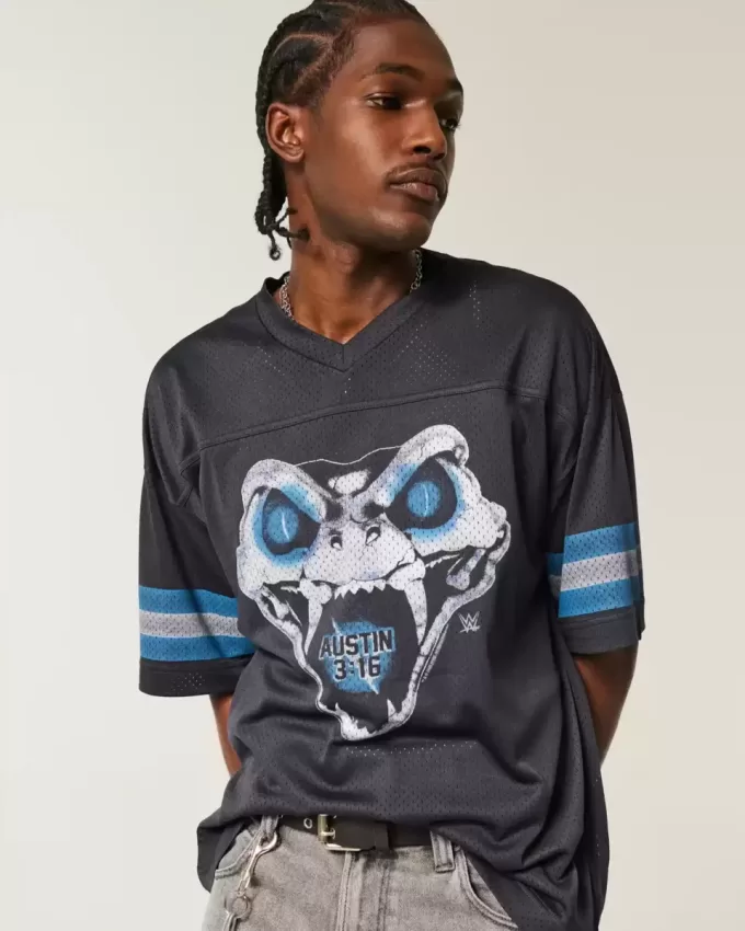 Baggy Stone Cold Steve Austin Graphic Jersey