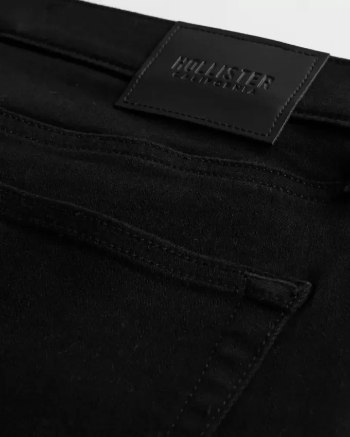 Black No Fade Athletic Skinny Jeans