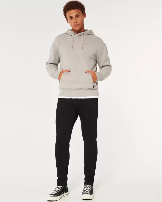 Black No Fade Athletic Skinny Jeans