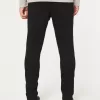 Black No Fade Athletic Skinny Jeans