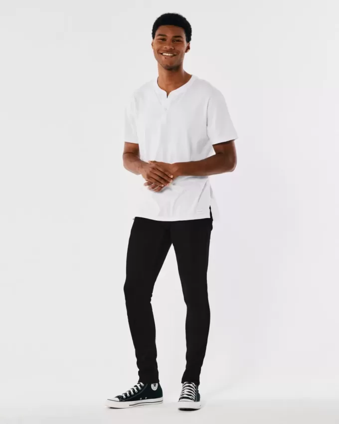 Black No Fade Super Skinny Jeans