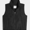 Bow Pattern Puffer Vest