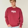 Boxy Arsenal FC Graphic Crew Sweatshirt
