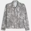 Boxy Camo Flannel Shirt
