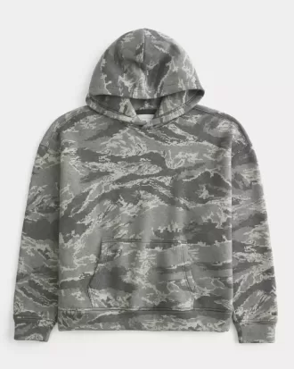 Boxy Camo Hoodie