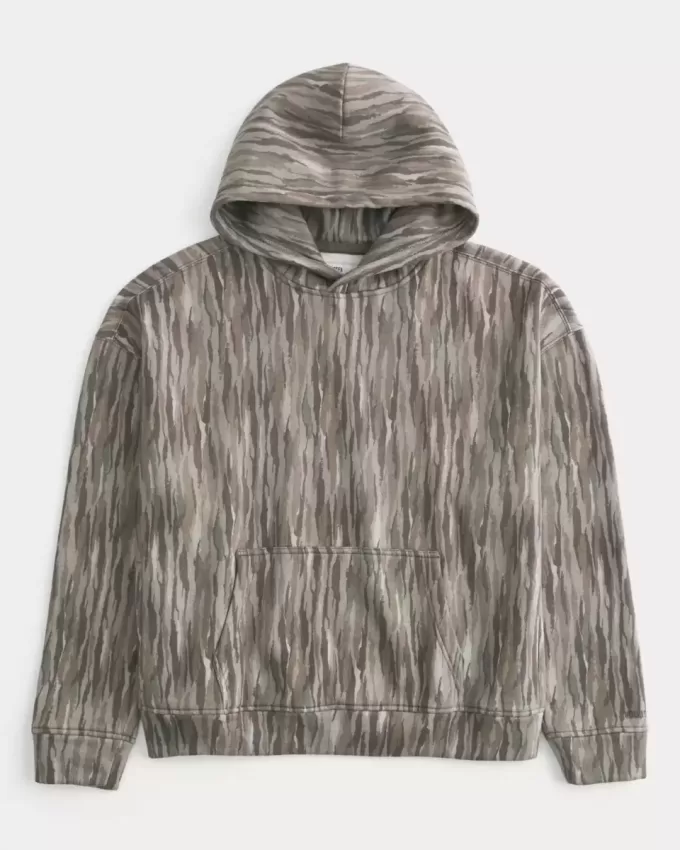 Boxy Camo Hoodie