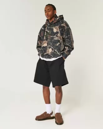 Boxy Camo Hoodie