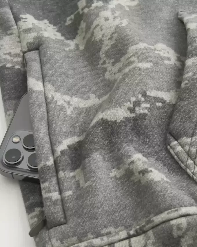 Boxy Camo Hoodie