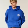 Boxy Chelsea FC Graphic Hoodie