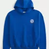 Boxy Chelsea FC Graphic Hoodie