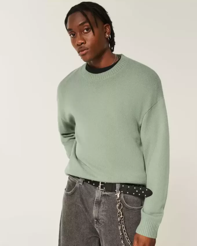 Boxy Crew Sweater