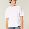 Boxy Crop Heavyweight Crew T-Shirt