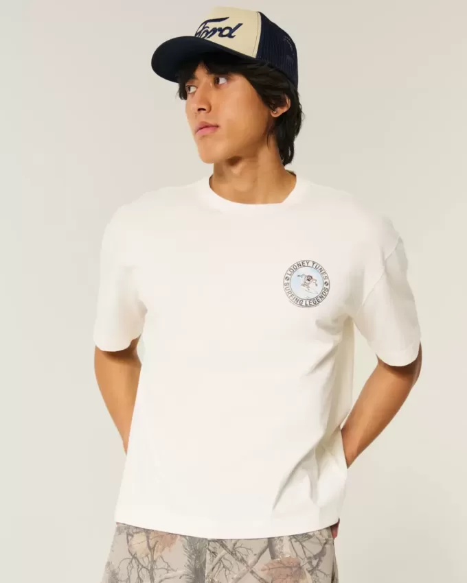 Boxy Crop Looney Tunes Taz Graphic Tee