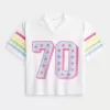 Boxy Crop Number Graphic Jersey
