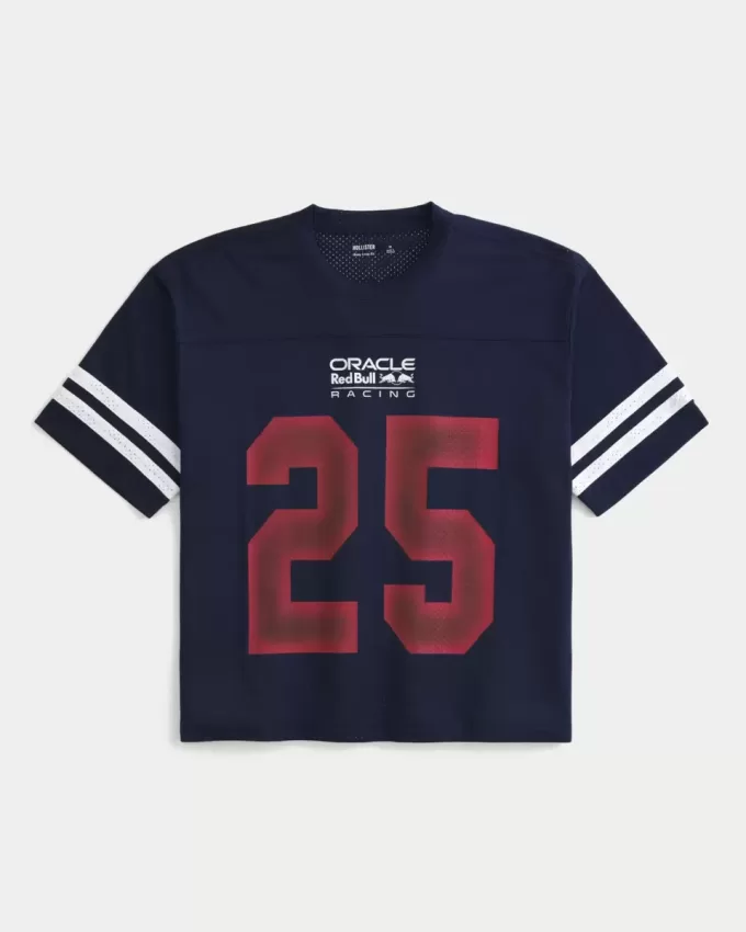 Boxy Crop Oracle Red Bull Racing Graphic Jersey
