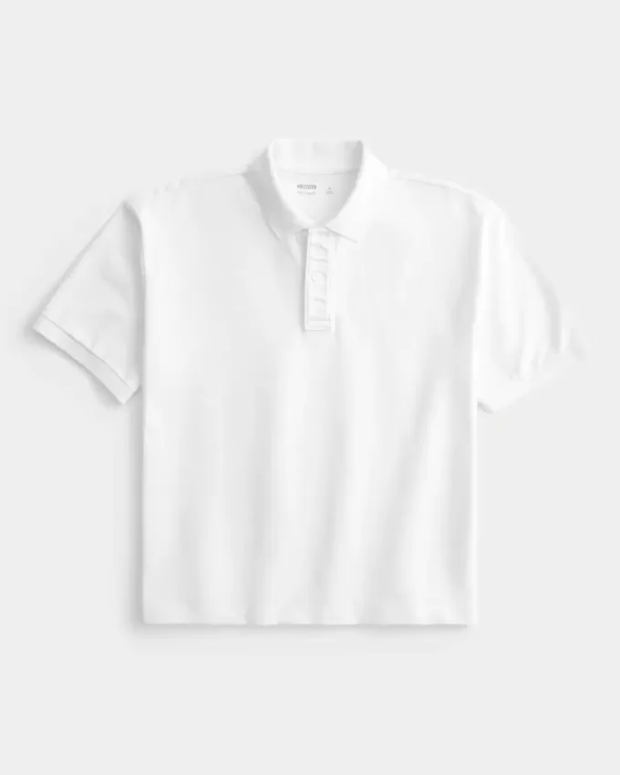 Boxy Crop Polo