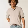 Boxy Crop Washed Polo