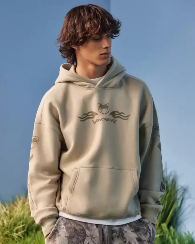 Boxy Dodge Viper Graphic Hoodie