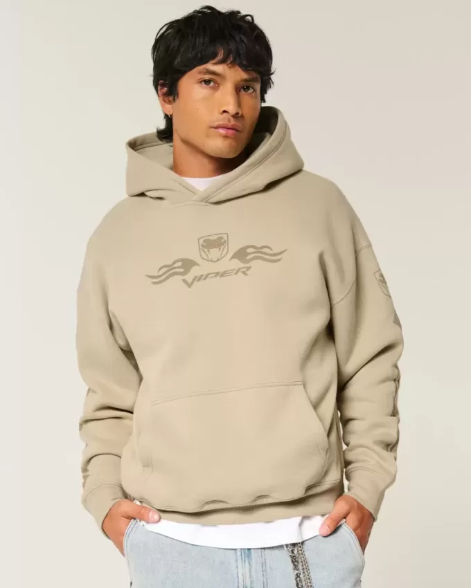 Boxy Dodge Viper Graphic Hoodie