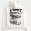 Boxy Dodge Viper Graphic Hoodie