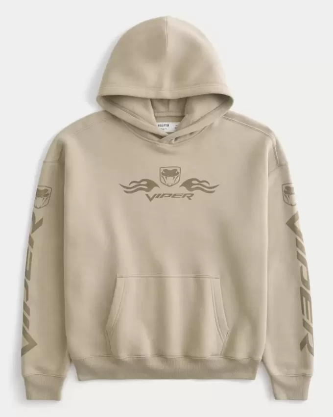 Boxy Dodge Viper Graphic Hoodie