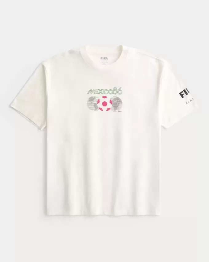 Boxy FIFA World Cup Mexico 1986 Graphic Tee