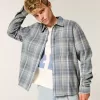 Boxy Flannel Shirt