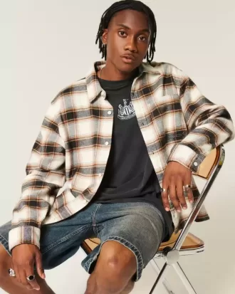 Boxy Flannel Shirt