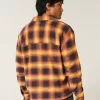 Boxy Flannel Shirt